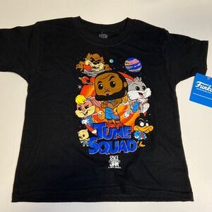 Space Jam Tune Squad Lebron James Looney Tunes Funko Pop Short Sleeve T-Shirt XS